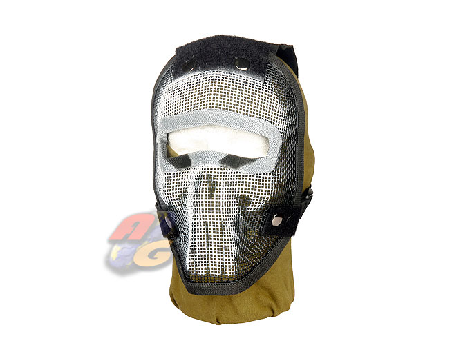 V-Tech V5 3Points/Steel Full Face Mask(BK/ WH) - Click Image to Close